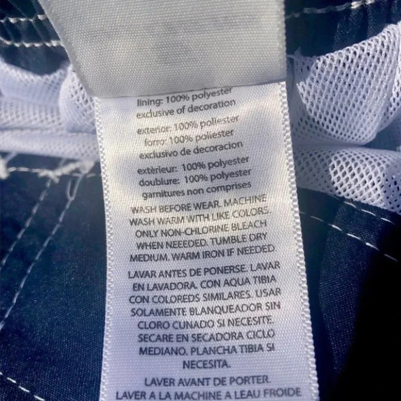 NWT - SKECHERS Board Shorts/ Swim Trunks - Teal & White - Sz 16 - Picture 8 of 8